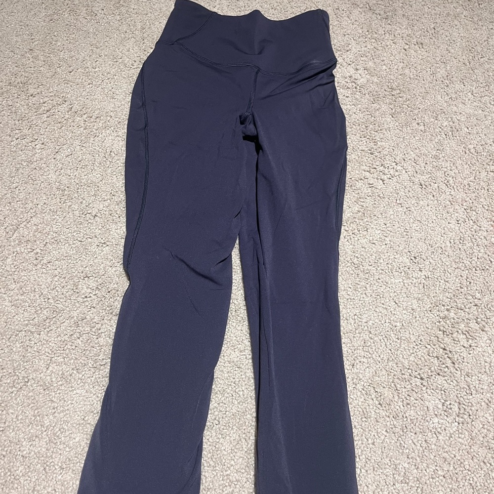 Black lululemon long legged leggings